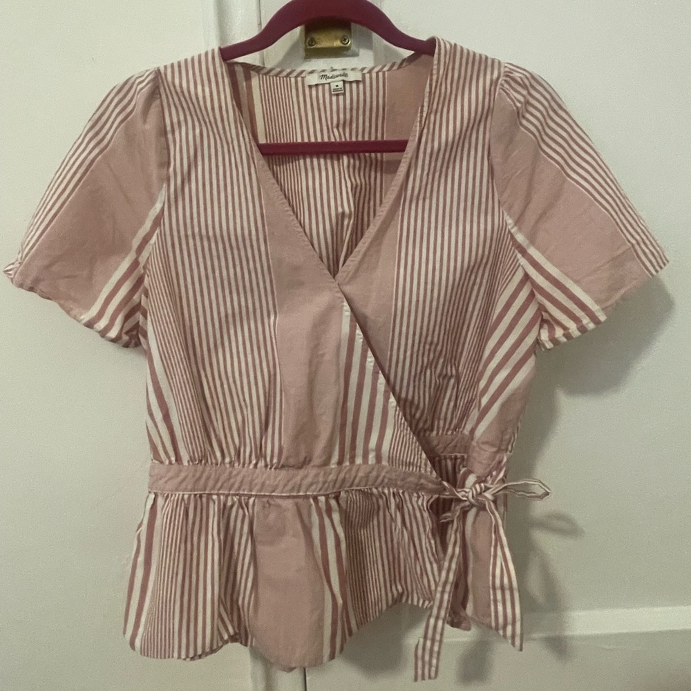 Madewell Cotton Wrap Shirt